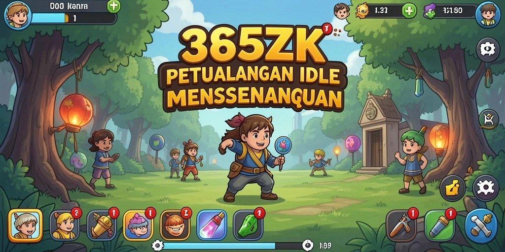 Tampilan gameplay Idle yang menarik di 365ZK.