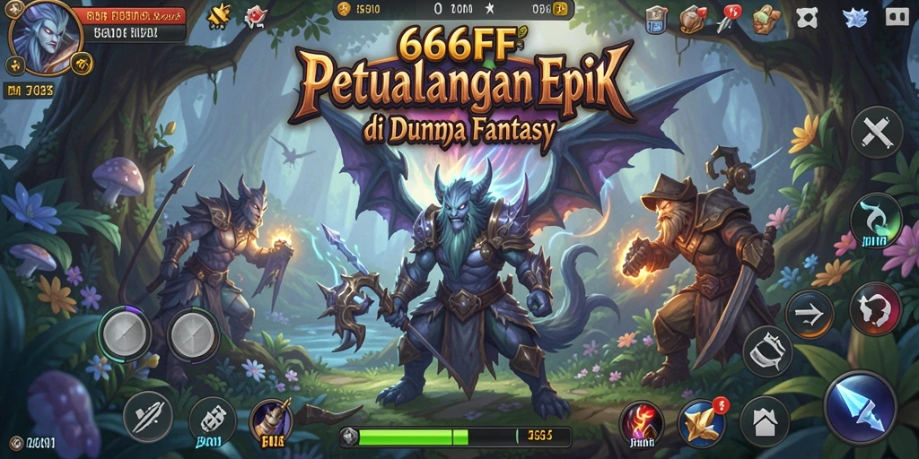 Gameplay RPG yang menegangkan dan seru di 666FF.