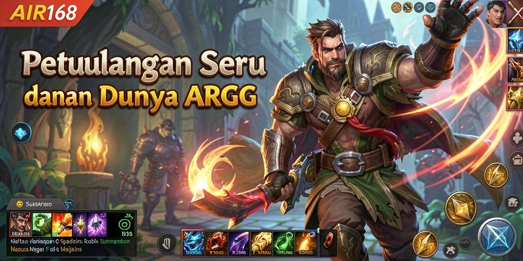 Tampilan aksi seru dalam gameplay AIR168 yang mengesankan.