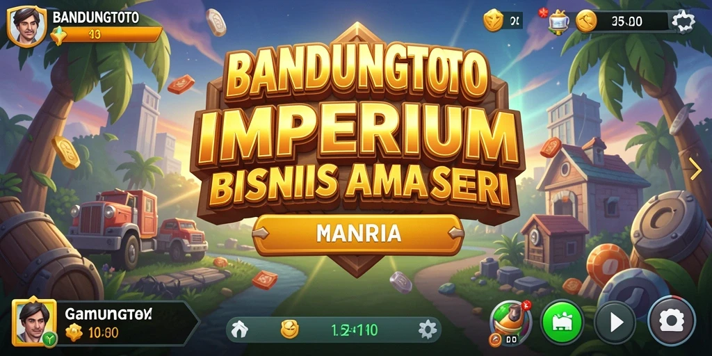 Tampilan gameplay menarik di BANDUNGTOTO yang menunjukan keseruan membangun bisnis.