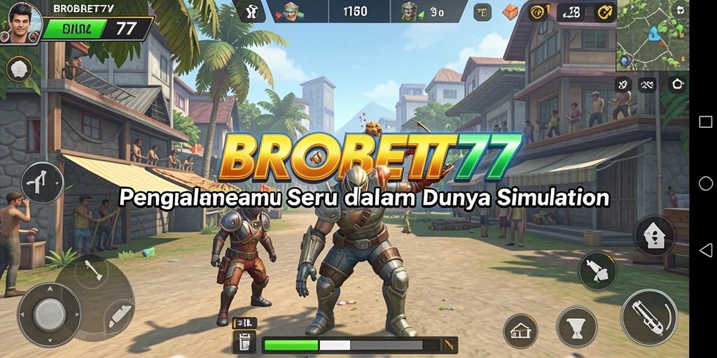Tangkapan layar dari gameplay BROBET77 yang menggambarkan interaksi karakter.