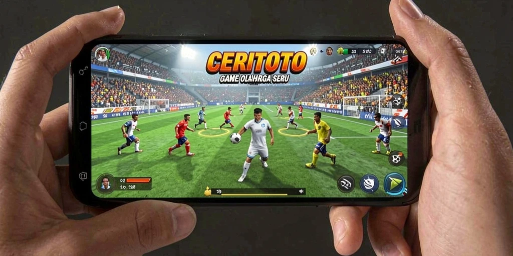Tampilan gameplay CERITOTO yang seru dan menantang dalam olahraga.