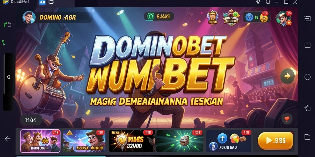 Tampilan gameplay <strong>DOMINOBET</strong> yang penuh warna dan menarik.