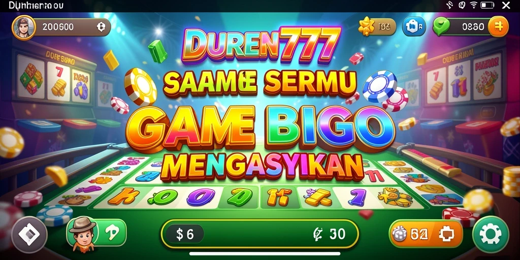 Tampilan gameplay seru dari DUREN777 saat bermain Bingo.
