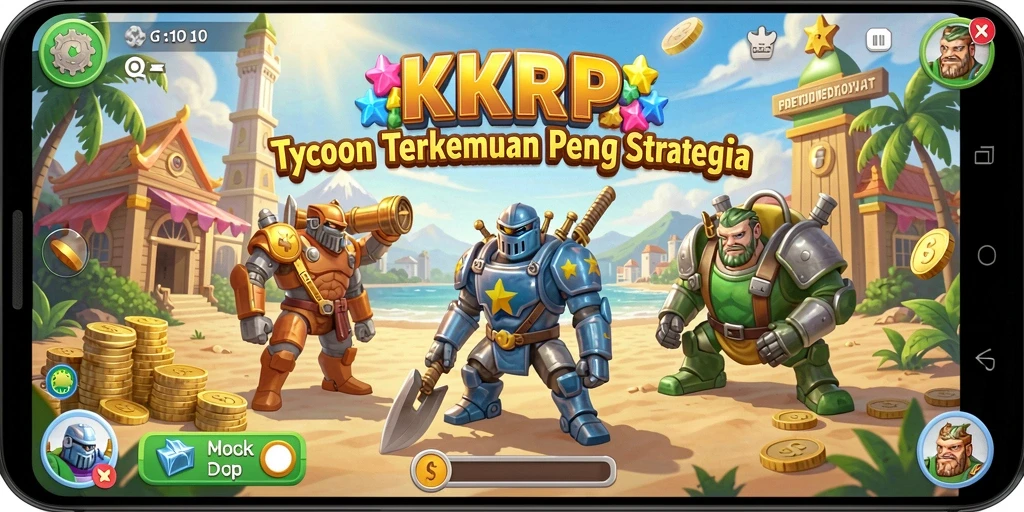 Tampilan gameplay Tycoon yang menegangkan dan menarik.