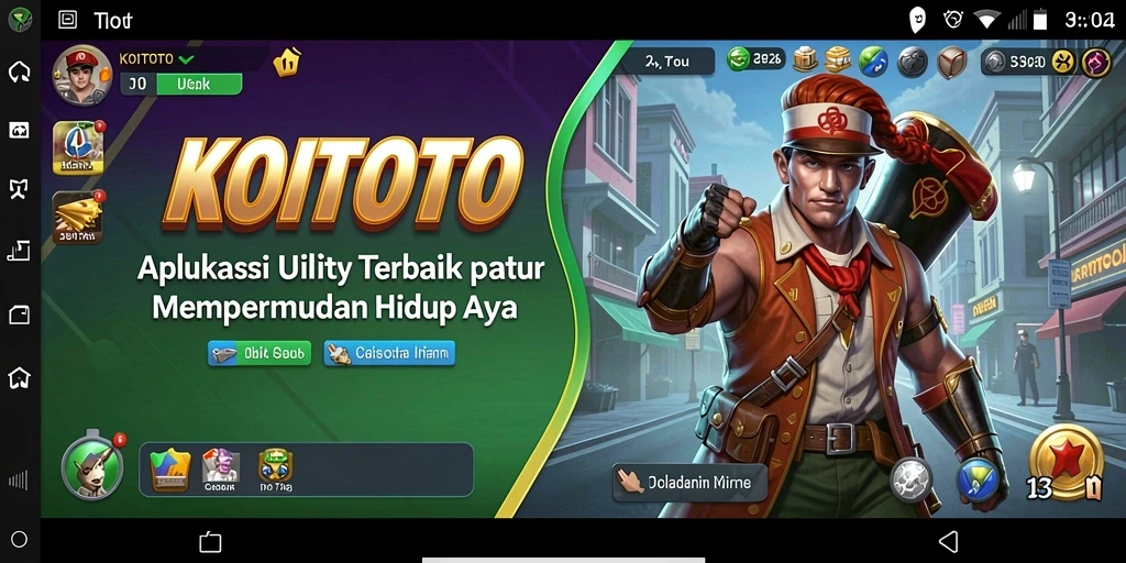 Tangkapan layar dari aplikasi KOITOTO yang menunjukkan fitur pengingat dan analisis.