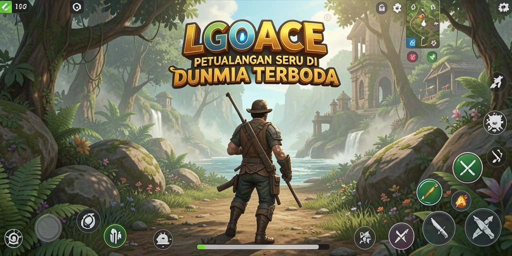 Tampilan aksi seru dalam gameplay LGOACE yang mendebarkan.