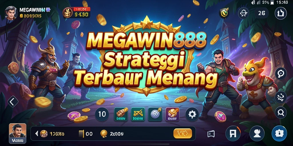 Screenshot gameplay MEGAWIN888 dengan aksi strategi yang mendebarkan.
