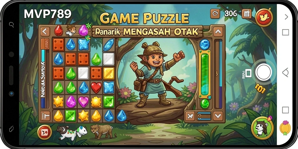 Tampilan gameplay MVP789 dengan tantangan puzzle yang menarik.