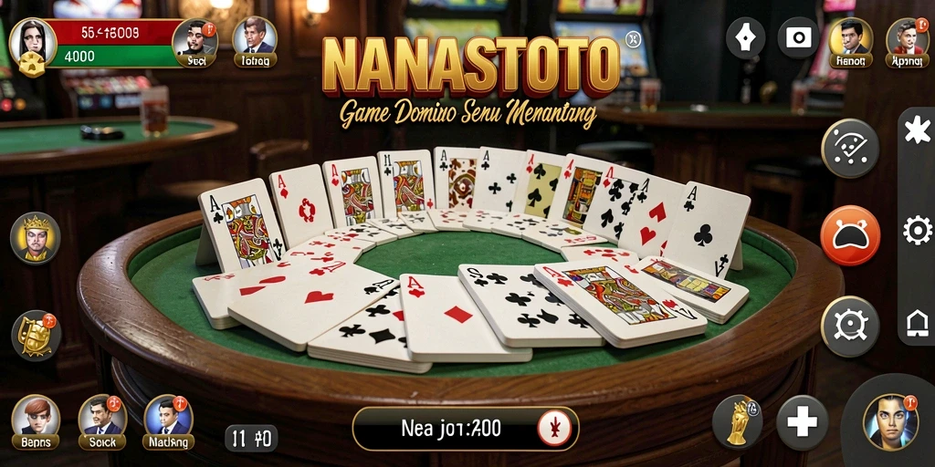 Tampilan gameplay seru dalam NANASTOTO yang menguji strategi dan keahlian pemain.