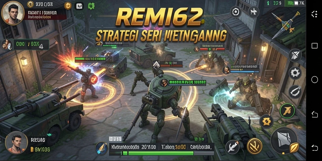 Tampilan seru gameplay REMI62 dengan strategi yang mendebarkan.