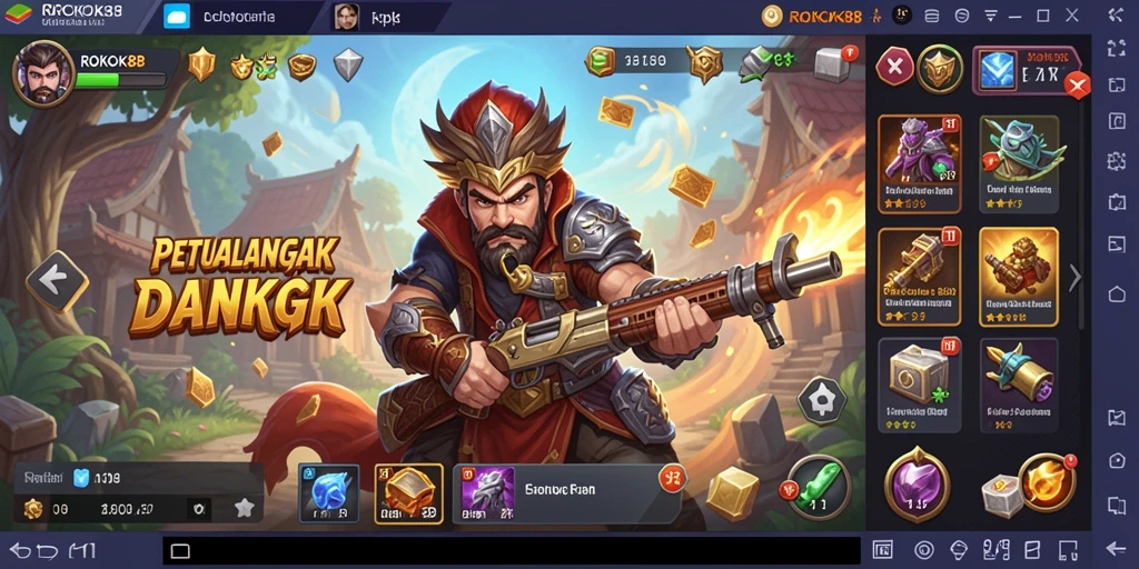 Tampilan menarik dari gameplay ROKOK88 yang penuh aksi.