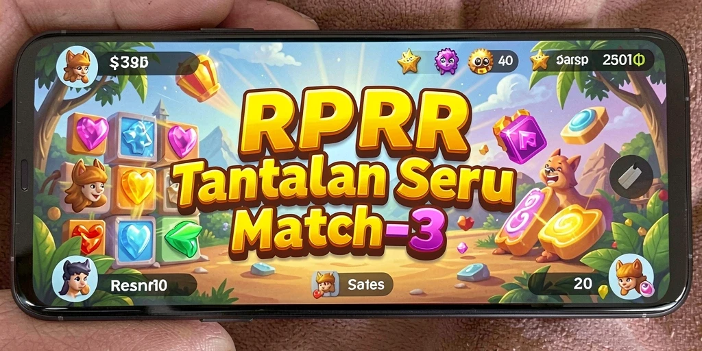 Gameplay seru RPRR dengan pencocokan objek menarik.