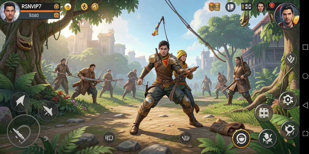 Screenshot gameplay RSNVIP7 menampilkan aktivitas simulasi yang seru.