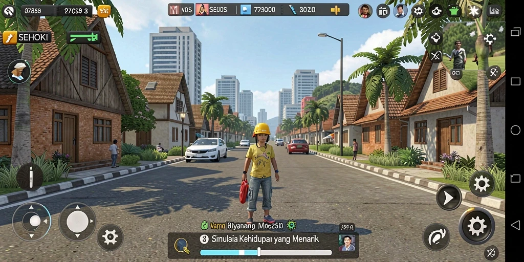 Tampilan gameplay SEHOKI yang menarik dan interaktif.