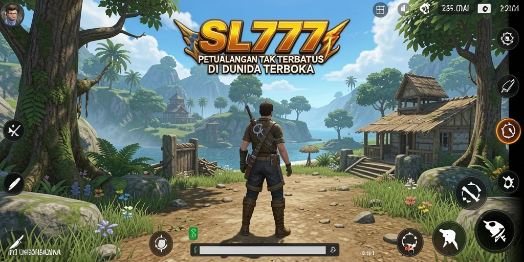 Tampilan gameplay SL777 yang menakjubkan dalam dunia terbuka.