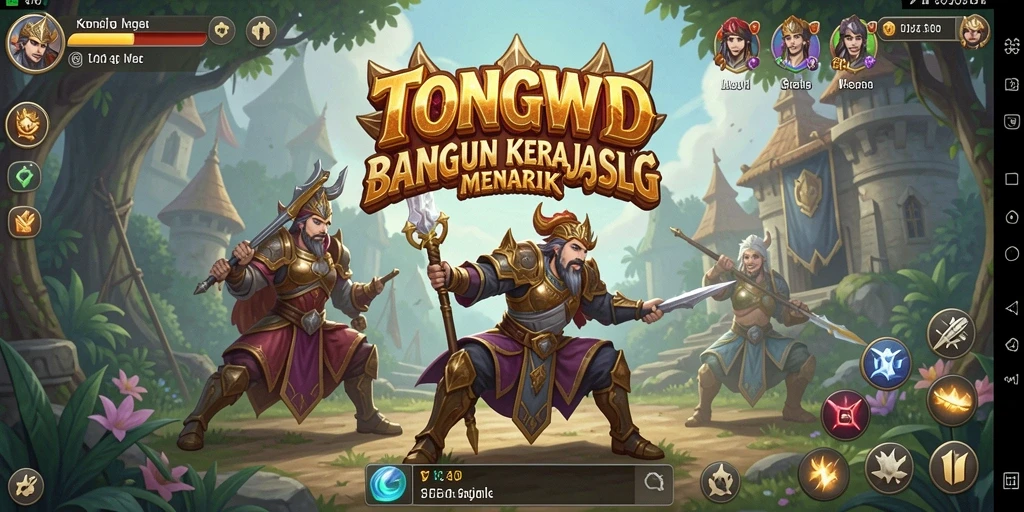 Tampilan gameplay TONGWD yang menarik dan strategis.